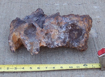 The new Burns iron meteorite in as found condition