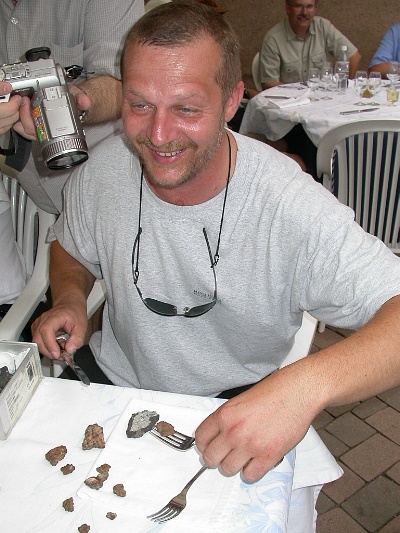Christian joking at the Ensisheim Dinner 2006
