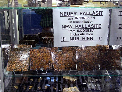 The new Pallasite from Indonesia presented by Uwe Eger